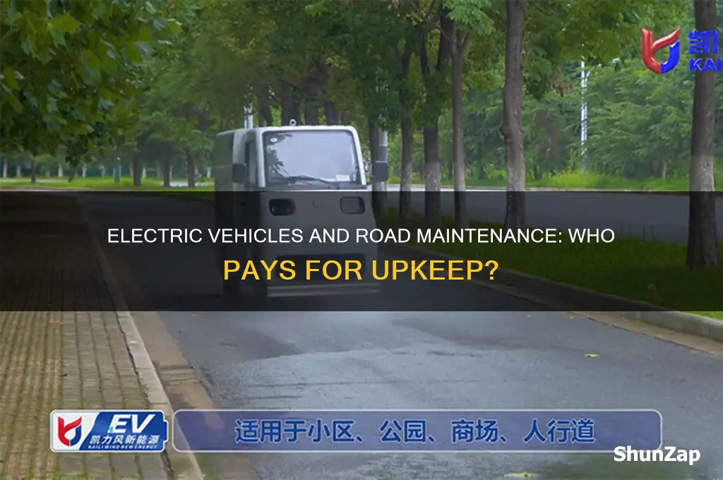 how do electric cars pay for road upkeep