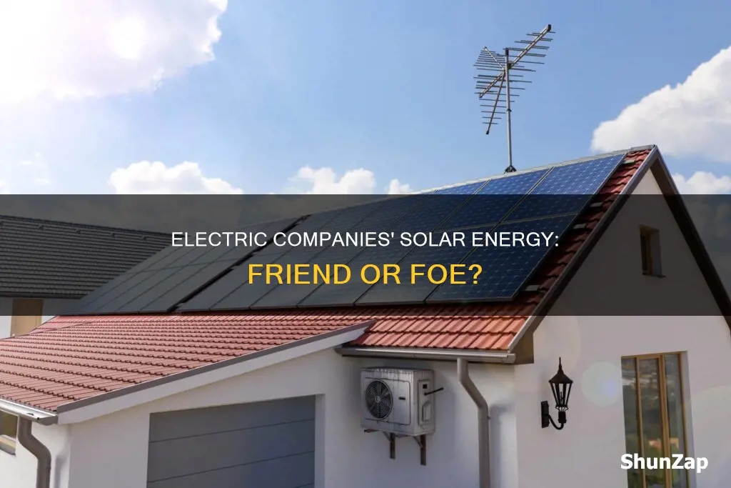 how do electric companies feel about solar