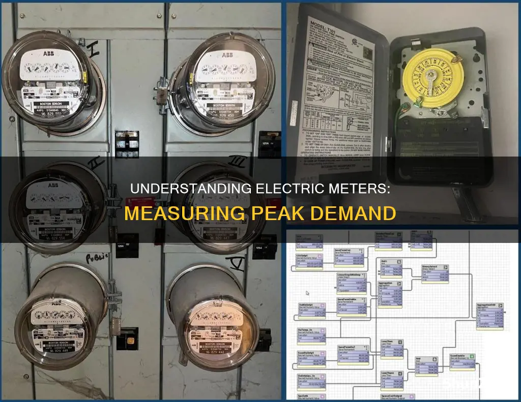 how do electric meters measure peak demand