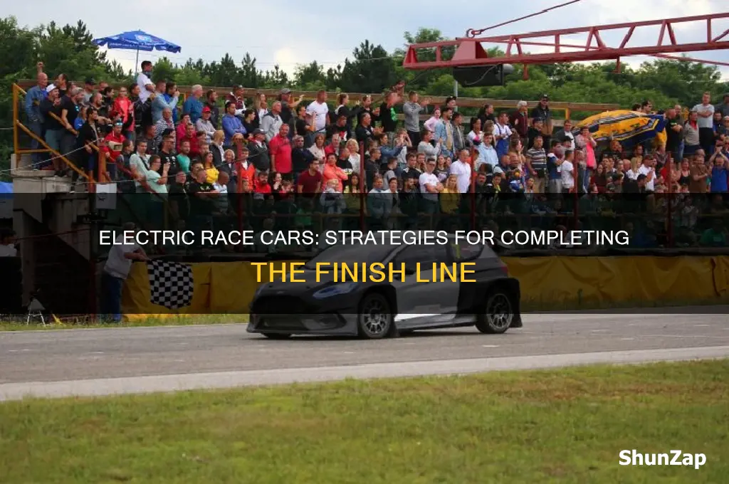 how do electric race cars finish the race