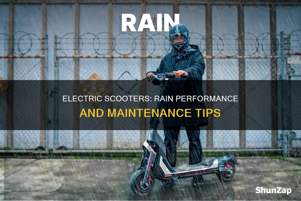 how do electric scooters do in rain