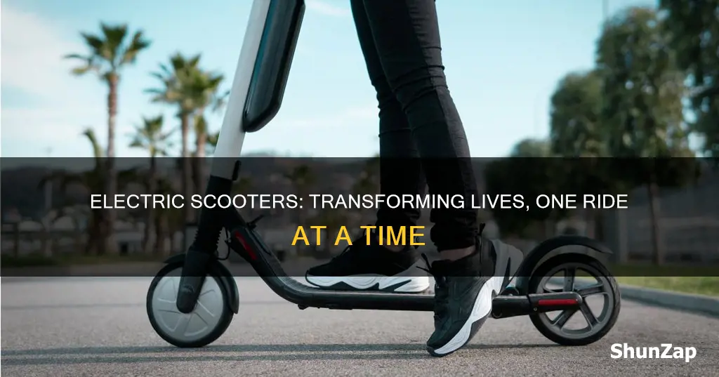 how do electric scooters help other people
