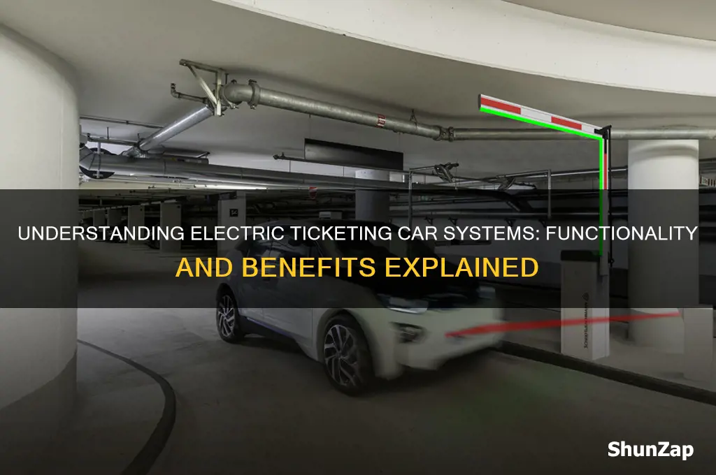 how do electric ticketing car systems work