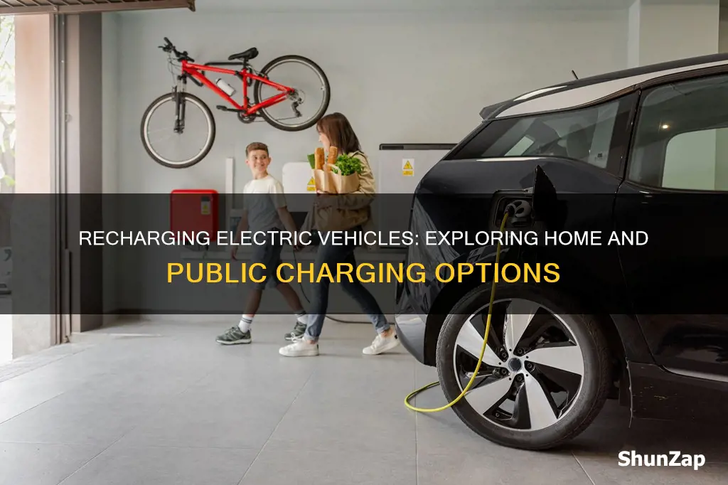 how do electric vehicles recharge away from home