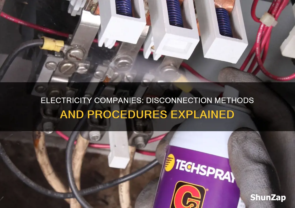 how do electricity companies disconnect