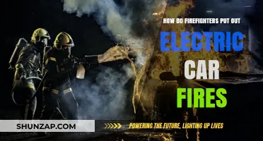 Battling Electric Car Blazes: Firefighters' Strategies to Extinguish EV Fires
