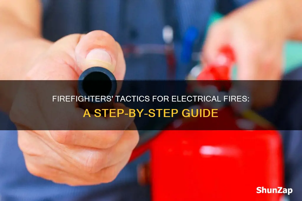 how do firefighters put out electrical fires
