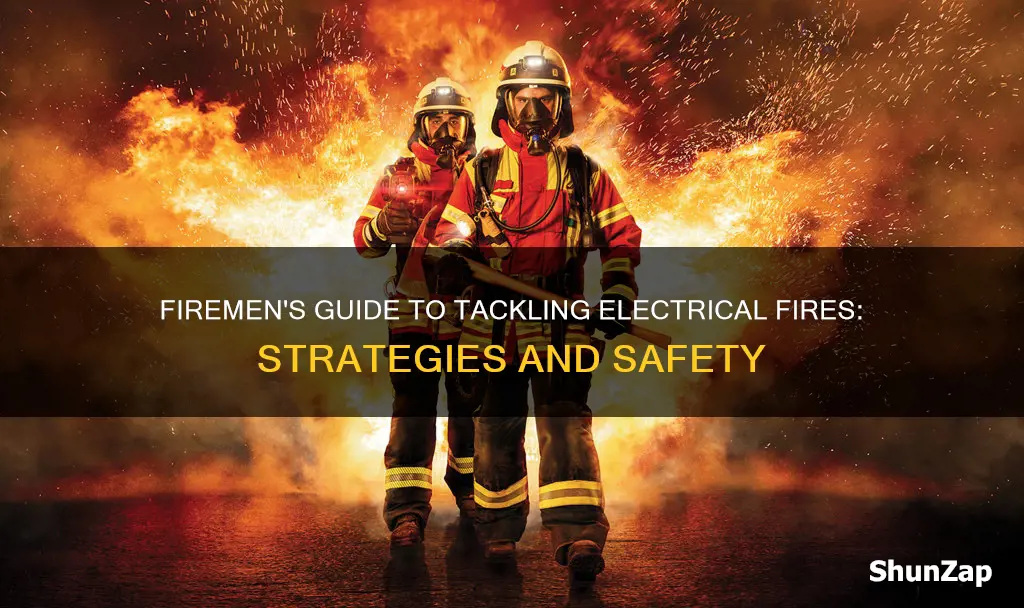how do firemen deal with electrical fires