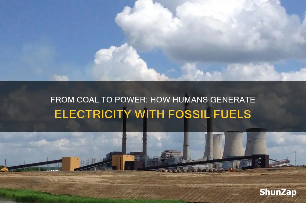 how do human use coal for electricity