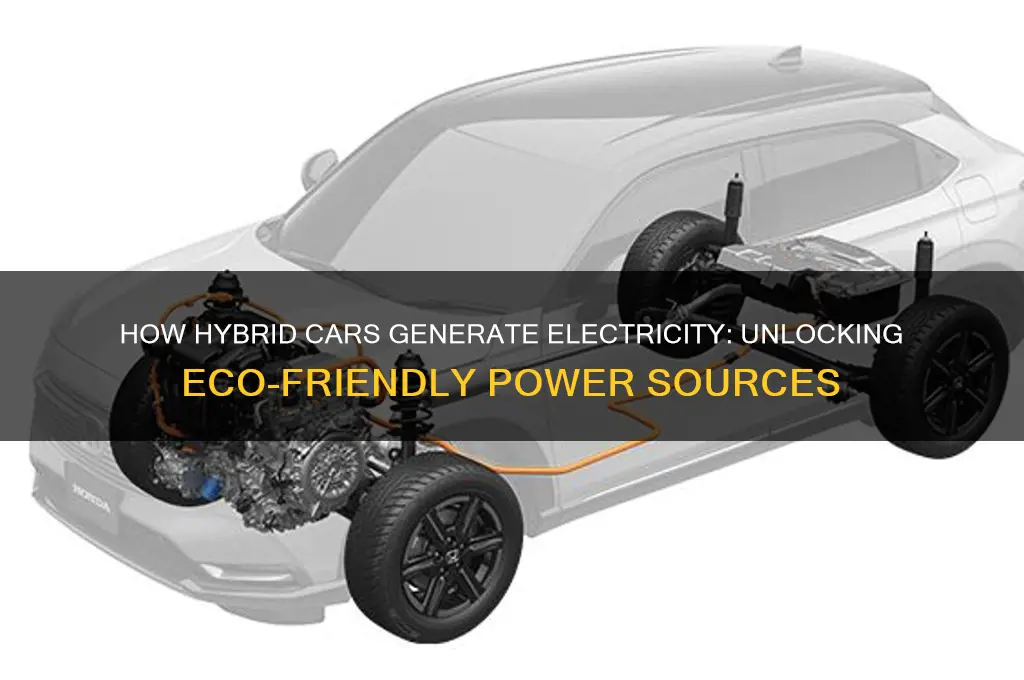how do hybrid cars generate electricity