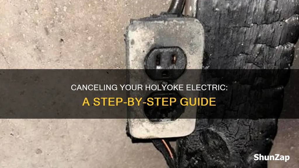 how do i cancel my holyoke electric