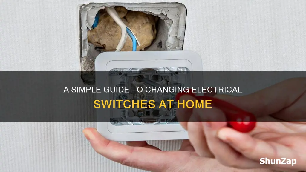 how do i change an electrical switch