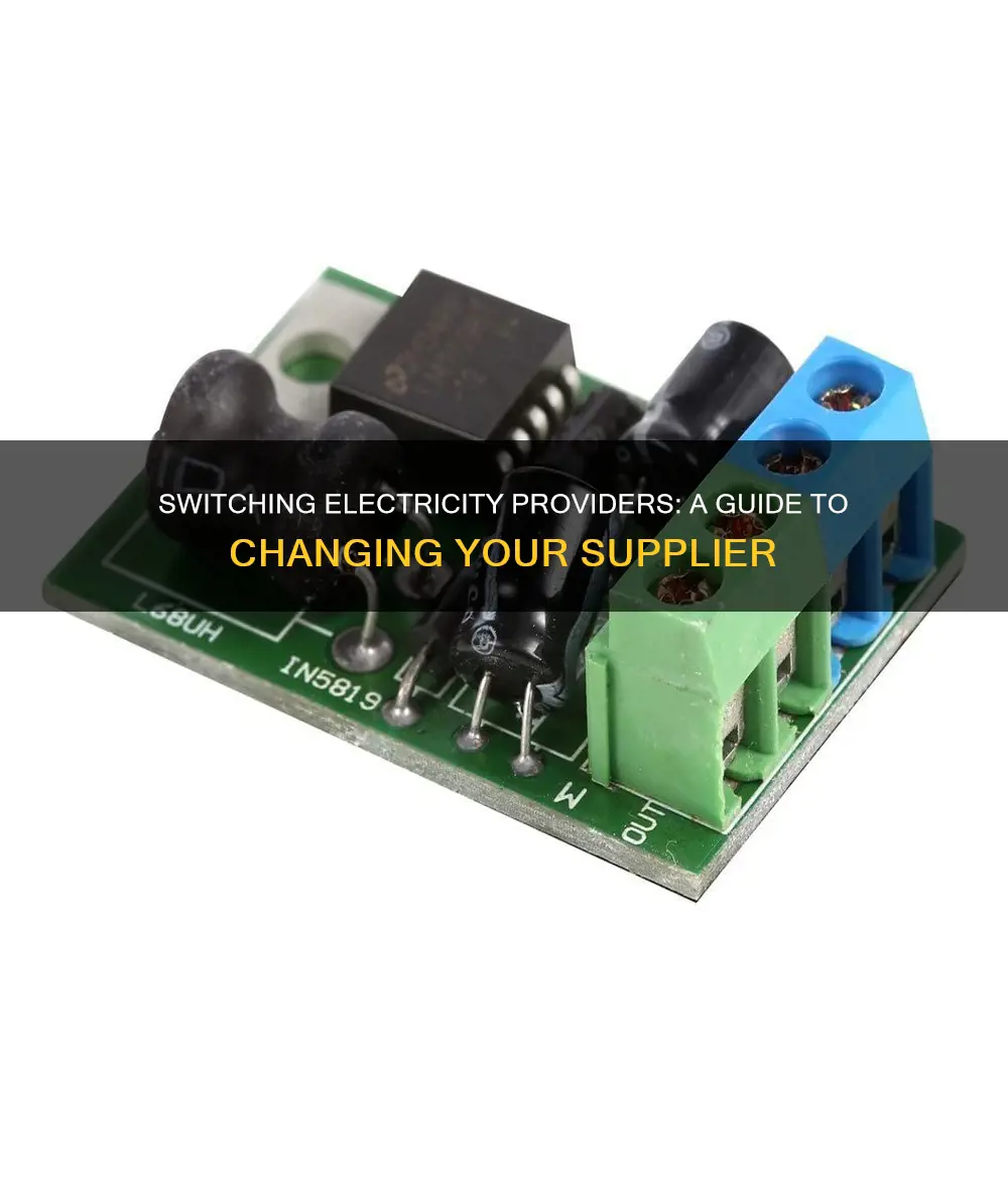 how do i change my electricity provider