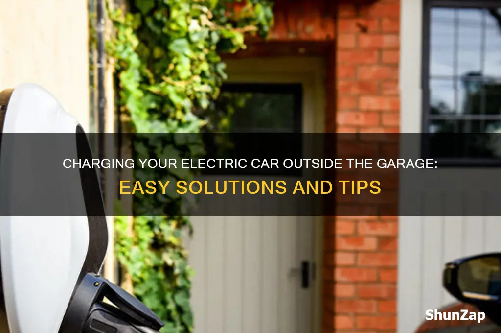 how do i charge my electric car outside garage