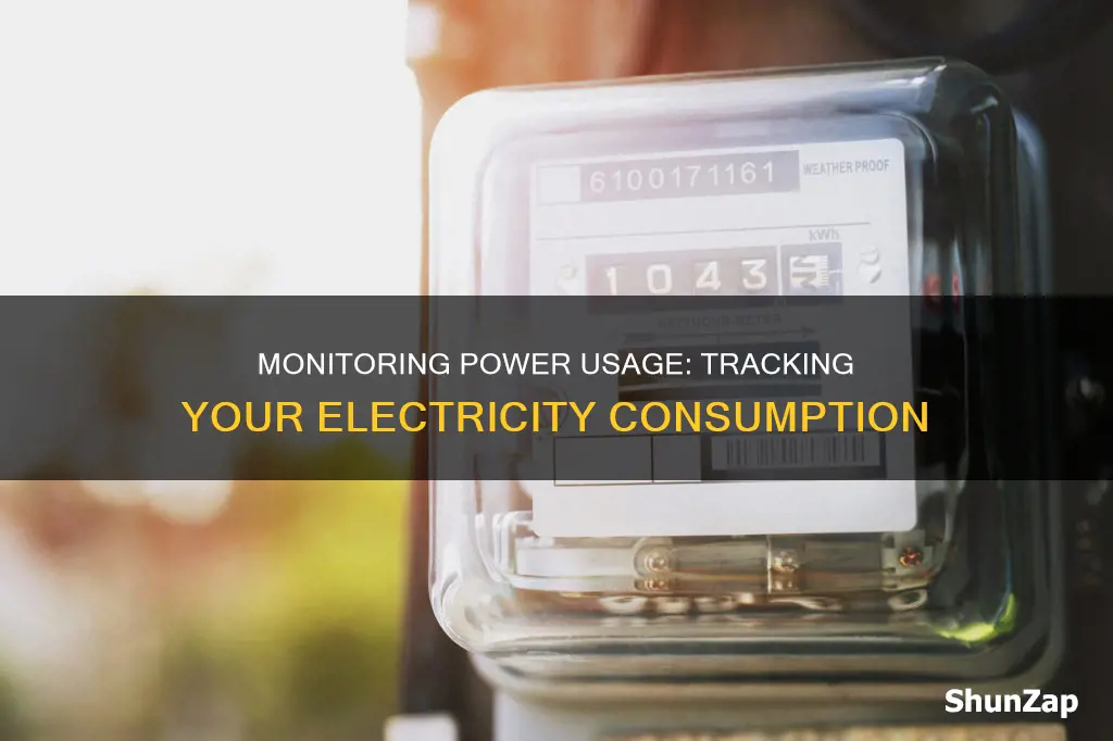 how do i check my electricity consumption