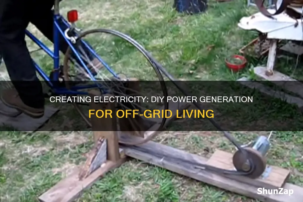 how do i create my own electricity
