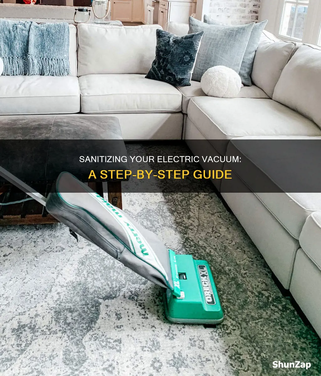 how do i disinfect my electric vacuum