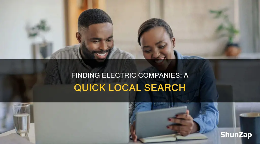 how do i find an electric company in my area