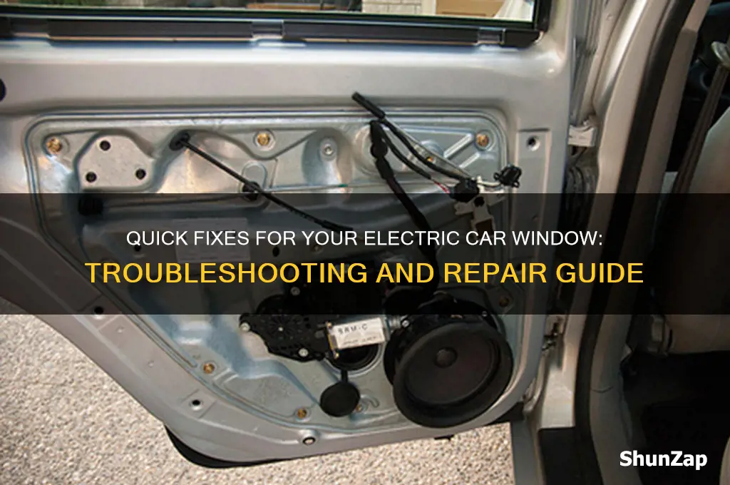 how do i fix my electric car window