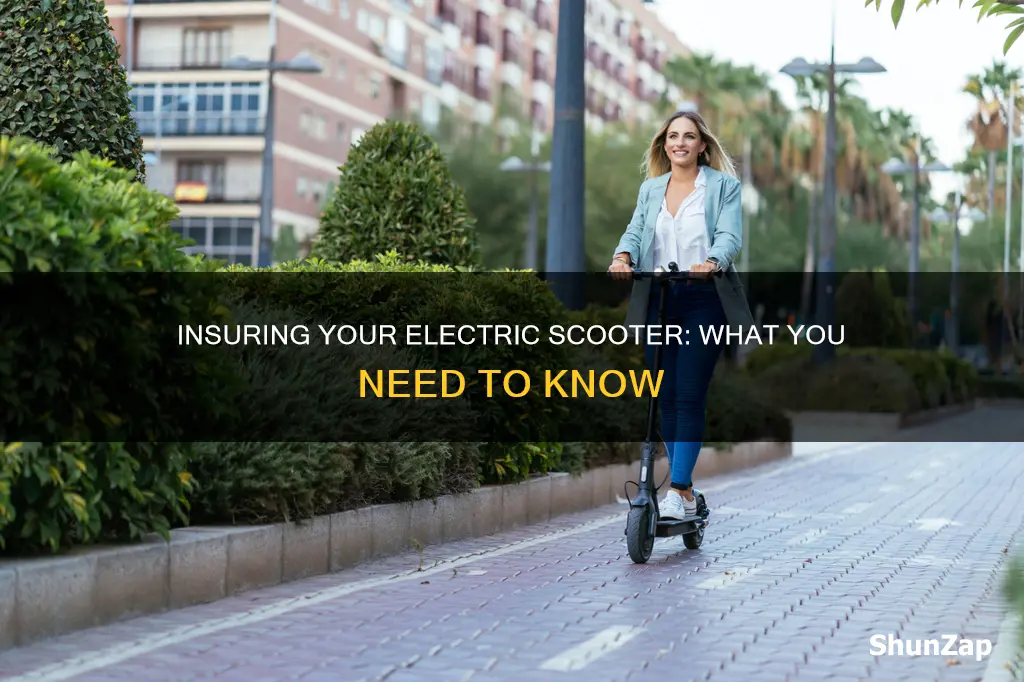 how do i insure my electric scooter