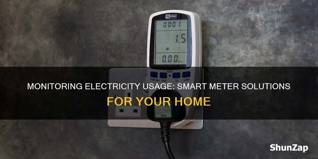 how do i monitor my electricity usage