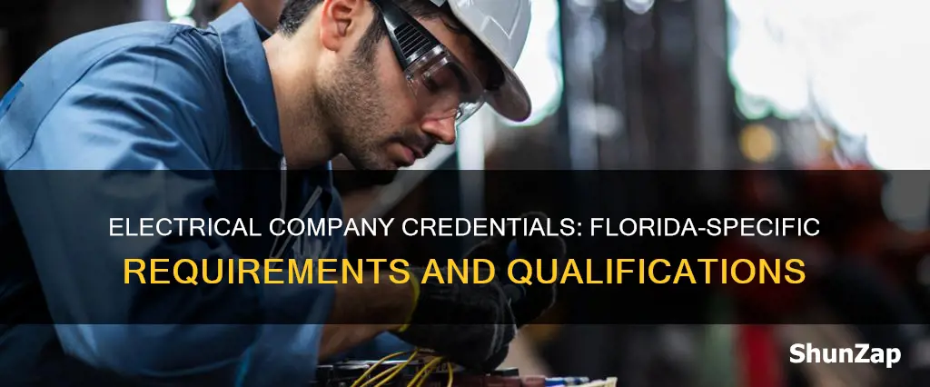 how do i qualify an electrical company in florrida