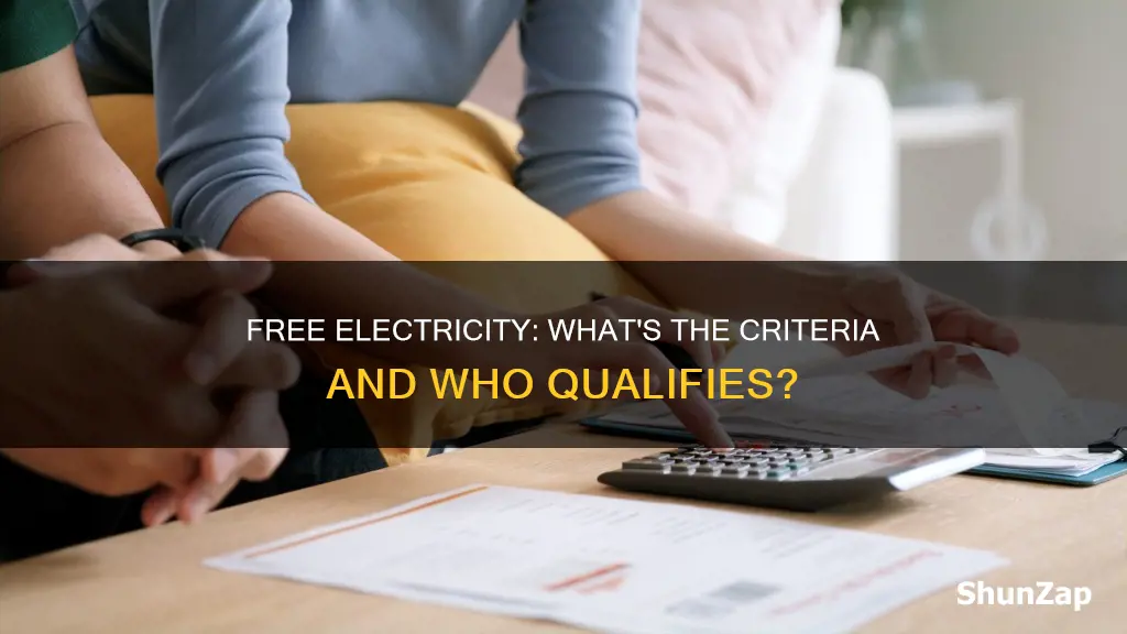 how do i qualify for free electricity