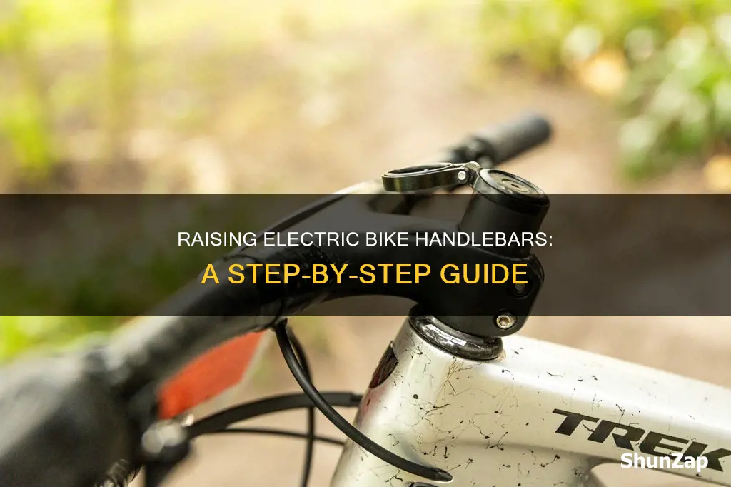 how do i raise the handlebars on my electric bike