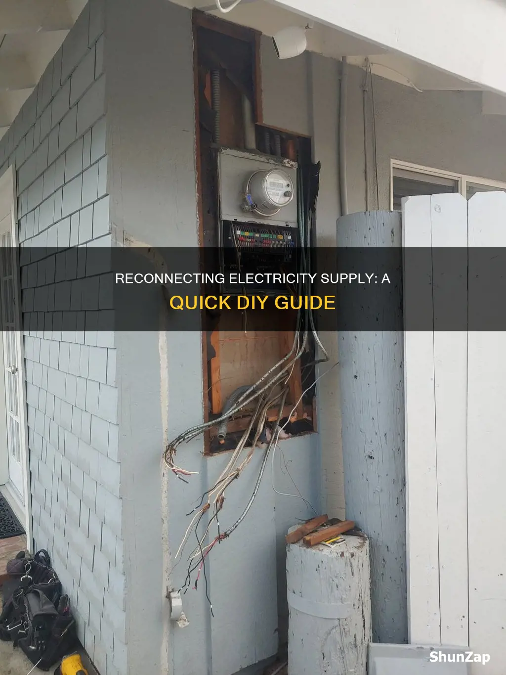 how do i reconnect my electricity supply