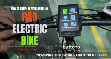 Unlocking Rad Electric Bike's MPH: Removing the Limiter