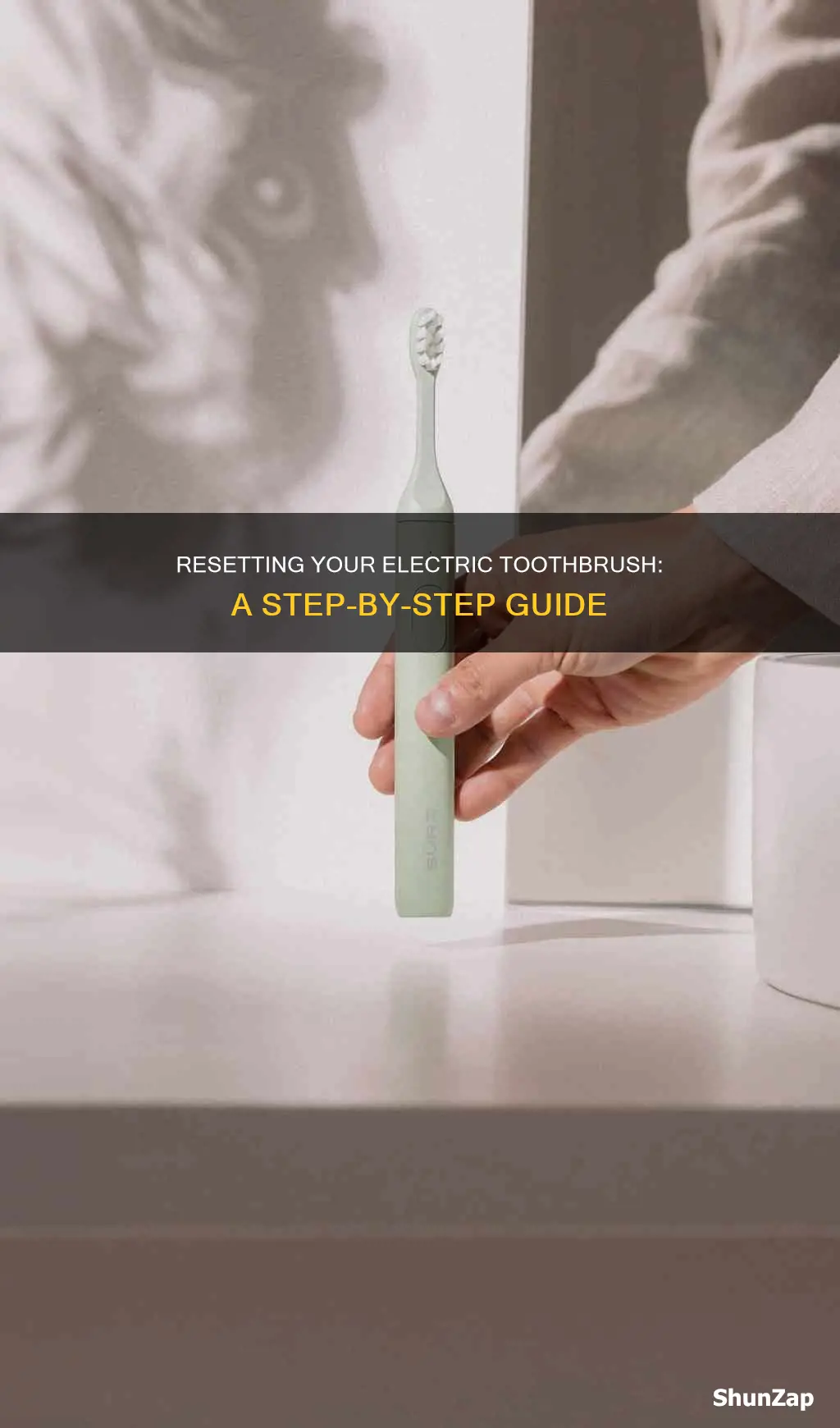 how do i reset my electric toothbrush