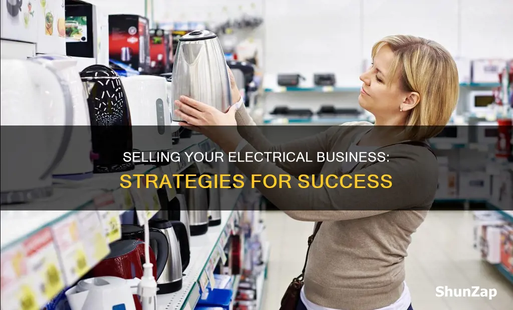 how do i sell my electrical business