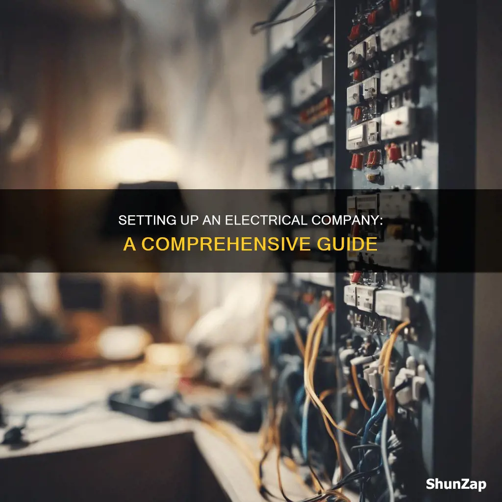how do i setup my own electrical company
