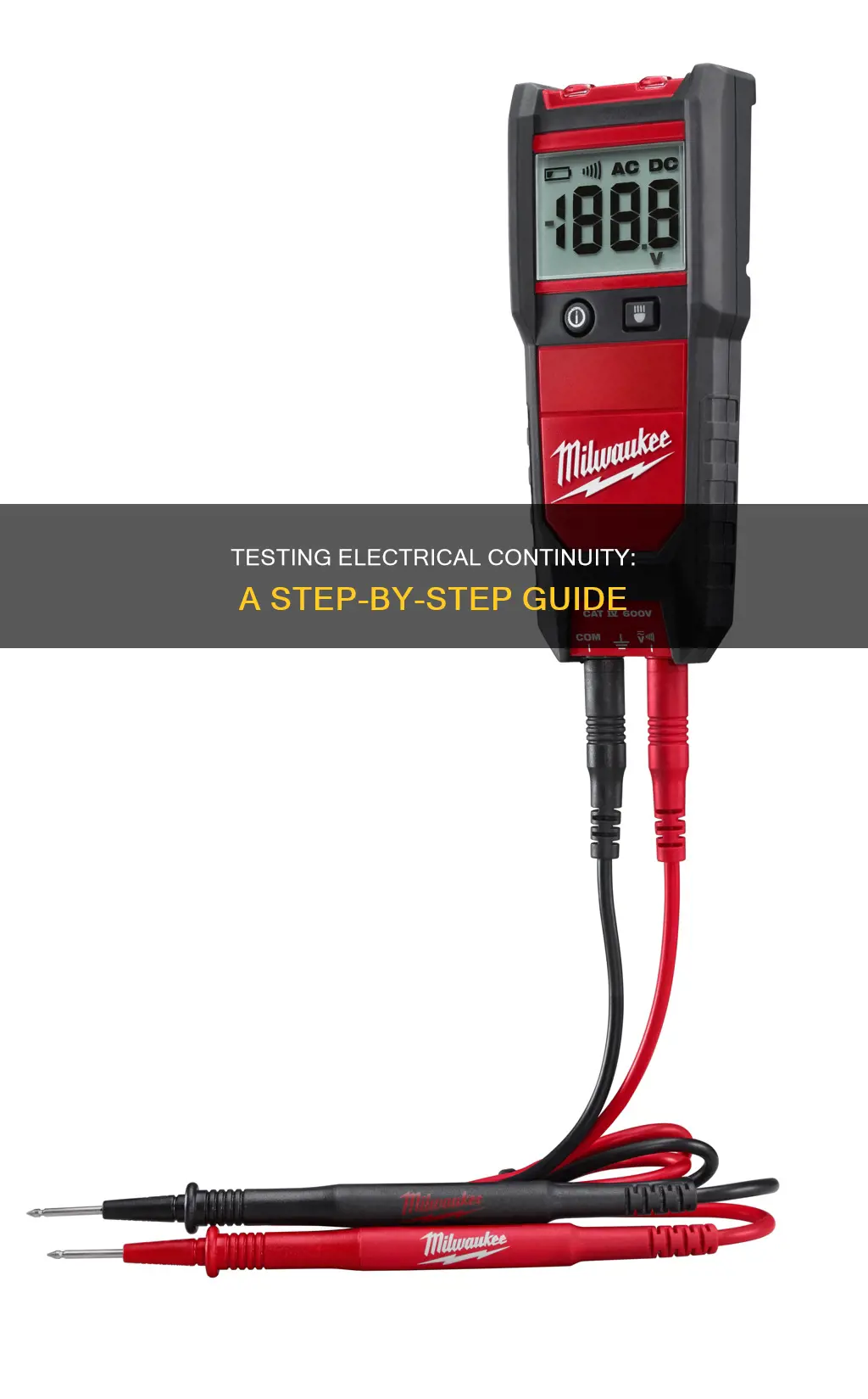 how do i test for electrical continuity