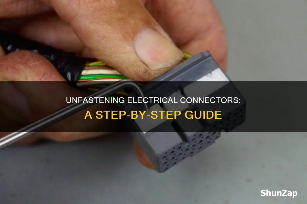 how do i unpin an electrical connector