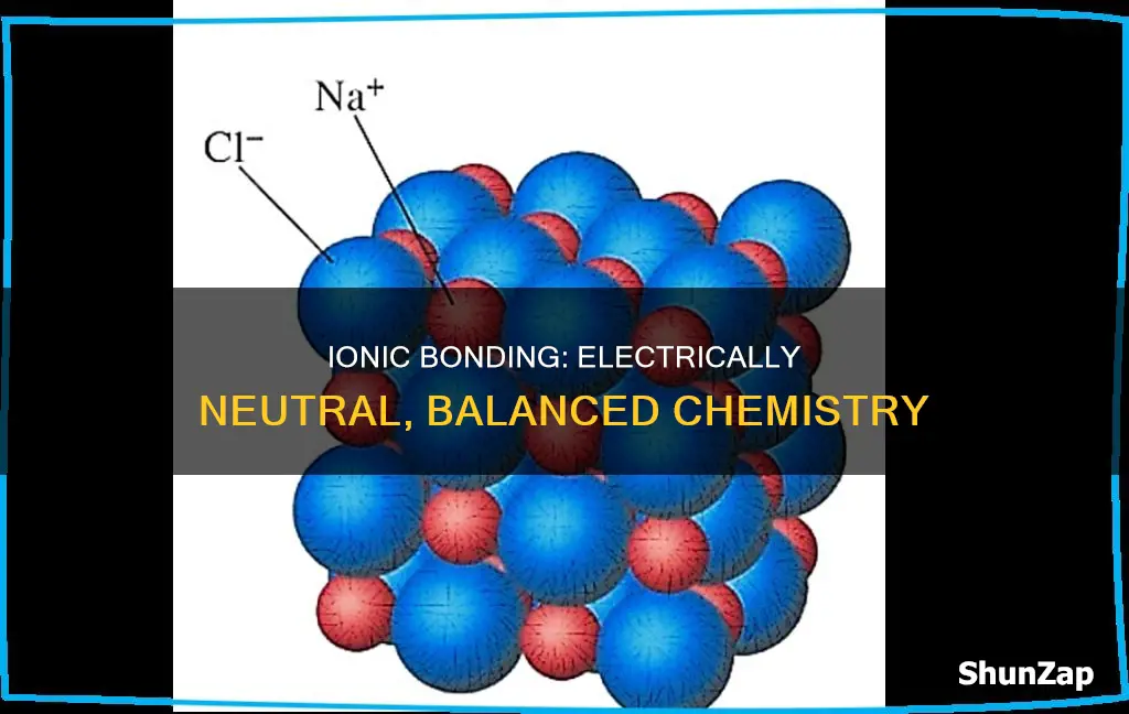 how do ionic form electrically neutral bonds