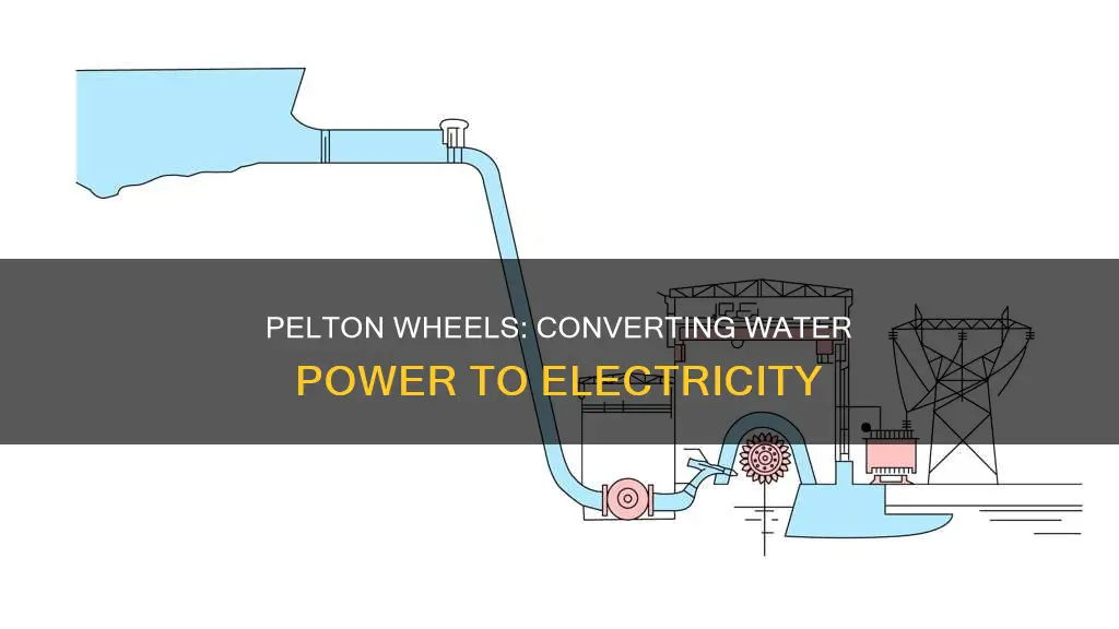 how do pelton wheels convert to electricity