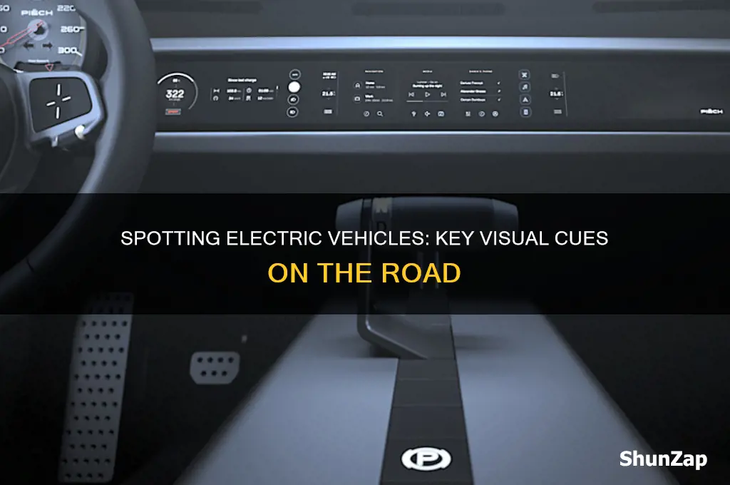 how do people identify electric cars on the road