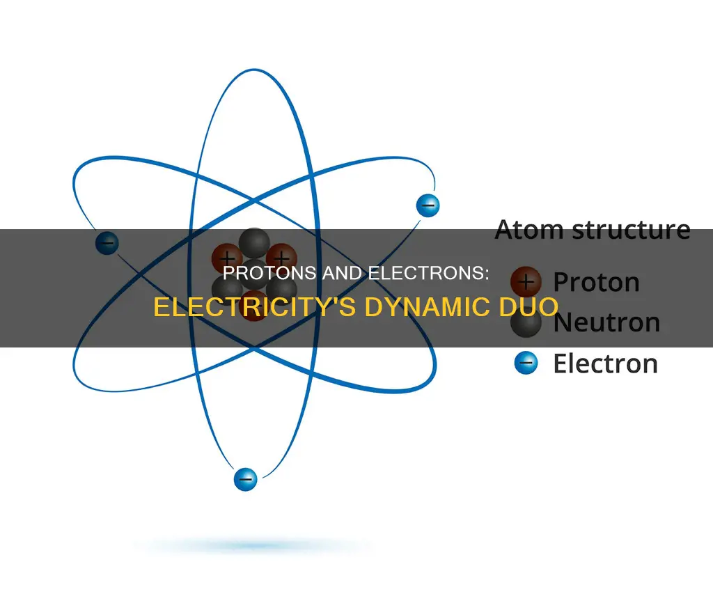 how do proton and electron effect electricity