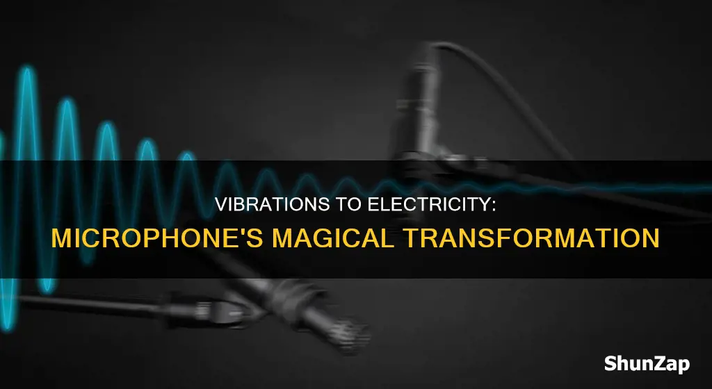 how do vibrations turn into electricity microphomye