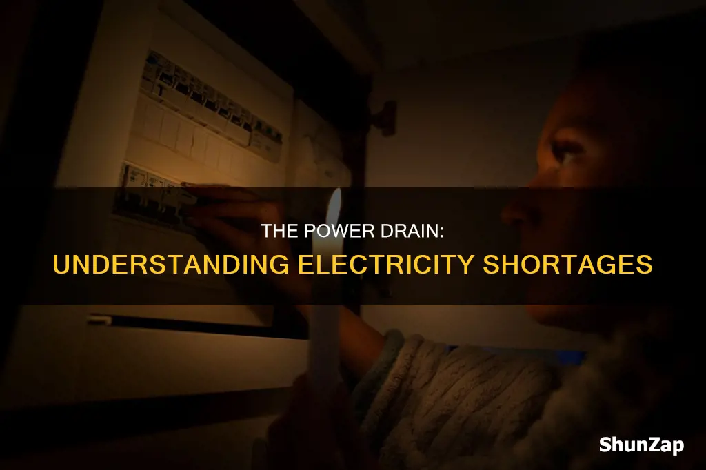 how do we run out of electricity