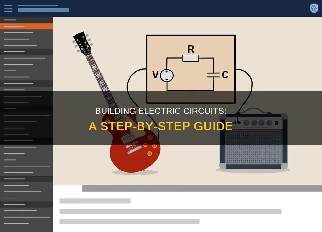 how do you build an electric circuit