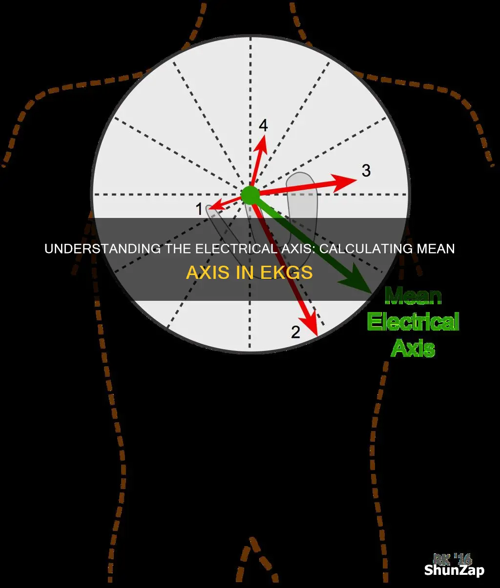 how do you calculate mean electrical axis ekgs