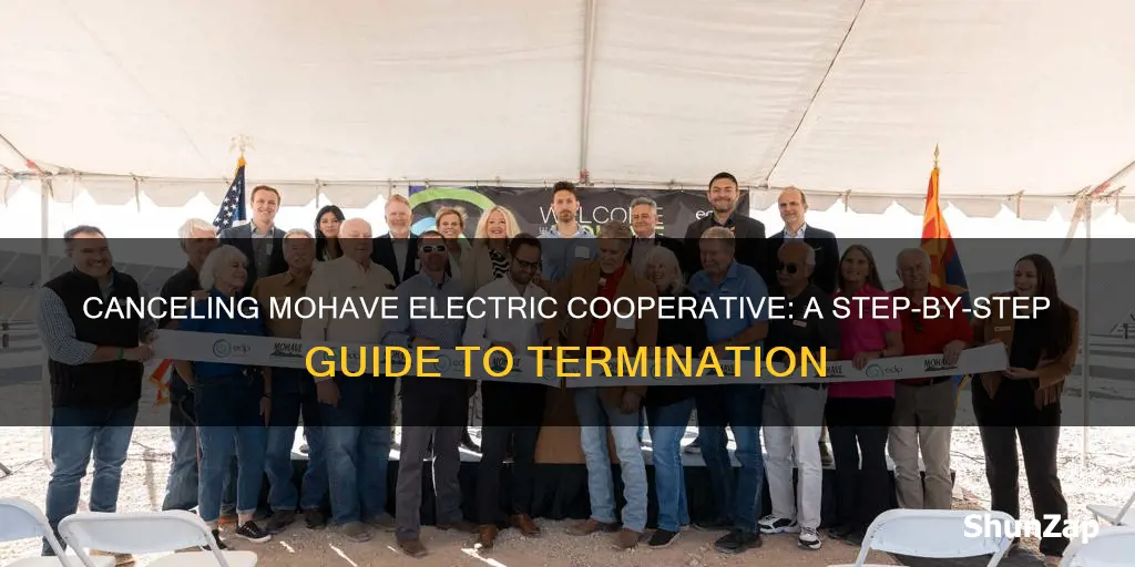 how do you cancel mohave electric cooperative