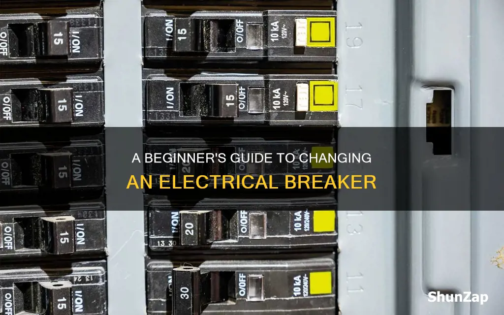 how do you change a electrical breaker