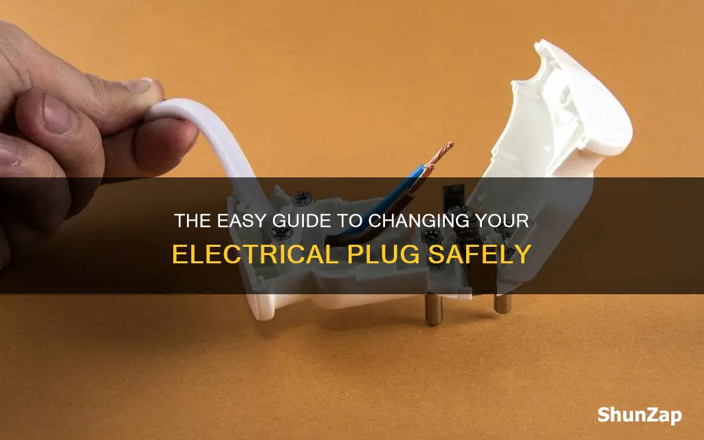 how do you change an electrical plug
