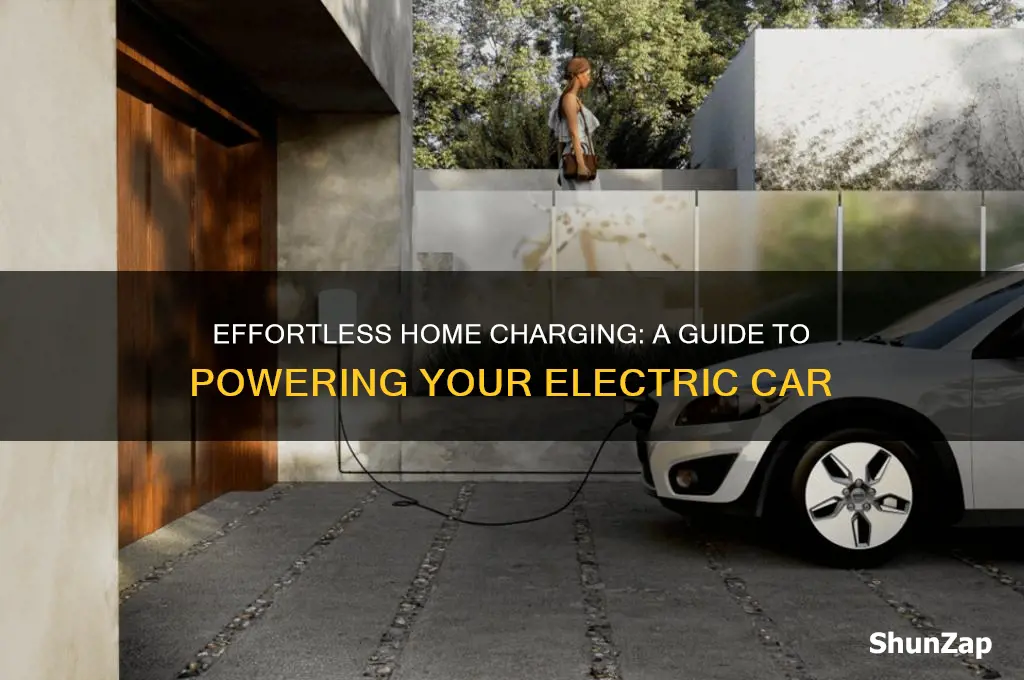 how do you change your electric car at home