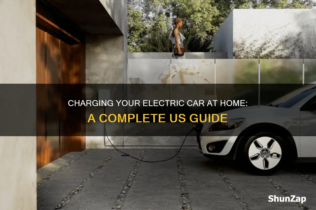 how do you charge electric cars at home in usa