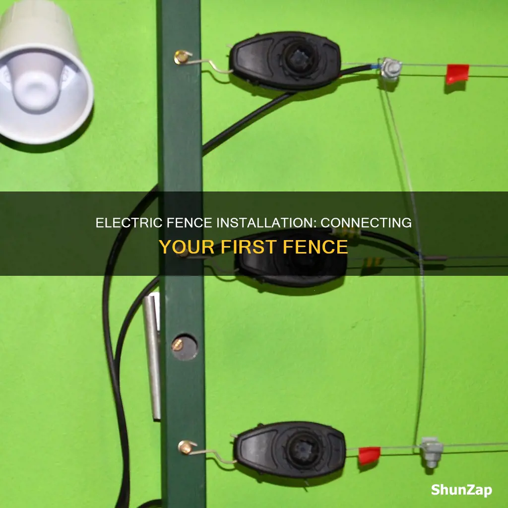 how do you connect an electric fence