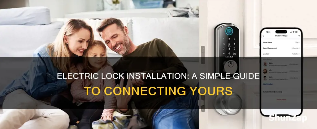 how do you connect an electric lock